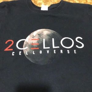 2 Cellos concert shirt 2016 size small